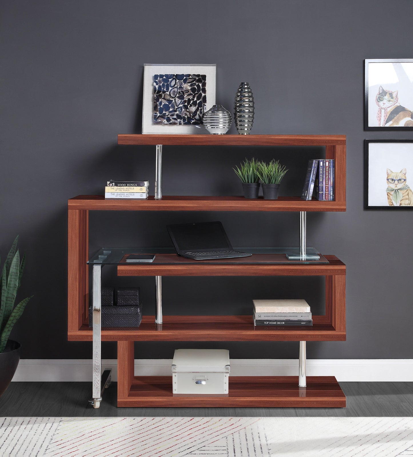 Raceloma - Writing Desk w/Shelf