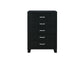 Reid - 5 Piece Queen Bedroom Set With LED - Black