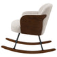 Paige - Boucle Upholstered Mid Back Rocking Chair