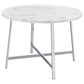 Alcott - Round Dining Table Faux Marble - Carrara