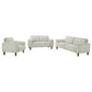 Deerhurst - Upholstered Tufted Track Arm Sofa Set