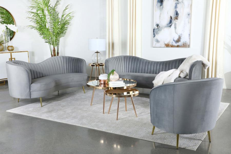 Sophia - Upholstered Channel Tufted Sofa