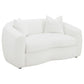 Isabella - Faux Sheepskin Upholstered Sofa Set