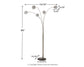 Winter - Silver Finish - Metal Arc Lamp