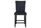 D04 - Velvet Bar Stool - Black