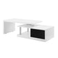 Buck II - Coffee Table - White & Black High Gloss Finish