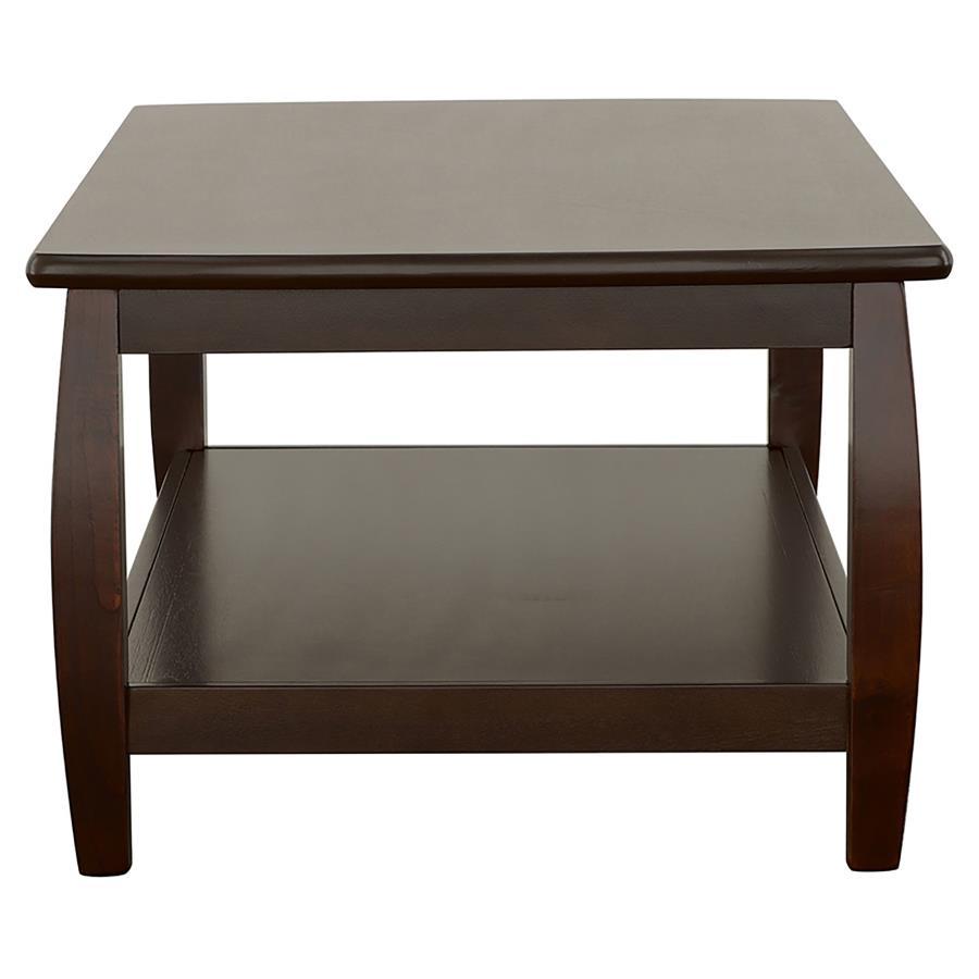 Dixon - Rectangular Coffee Table With Lower Shelf - Espresso