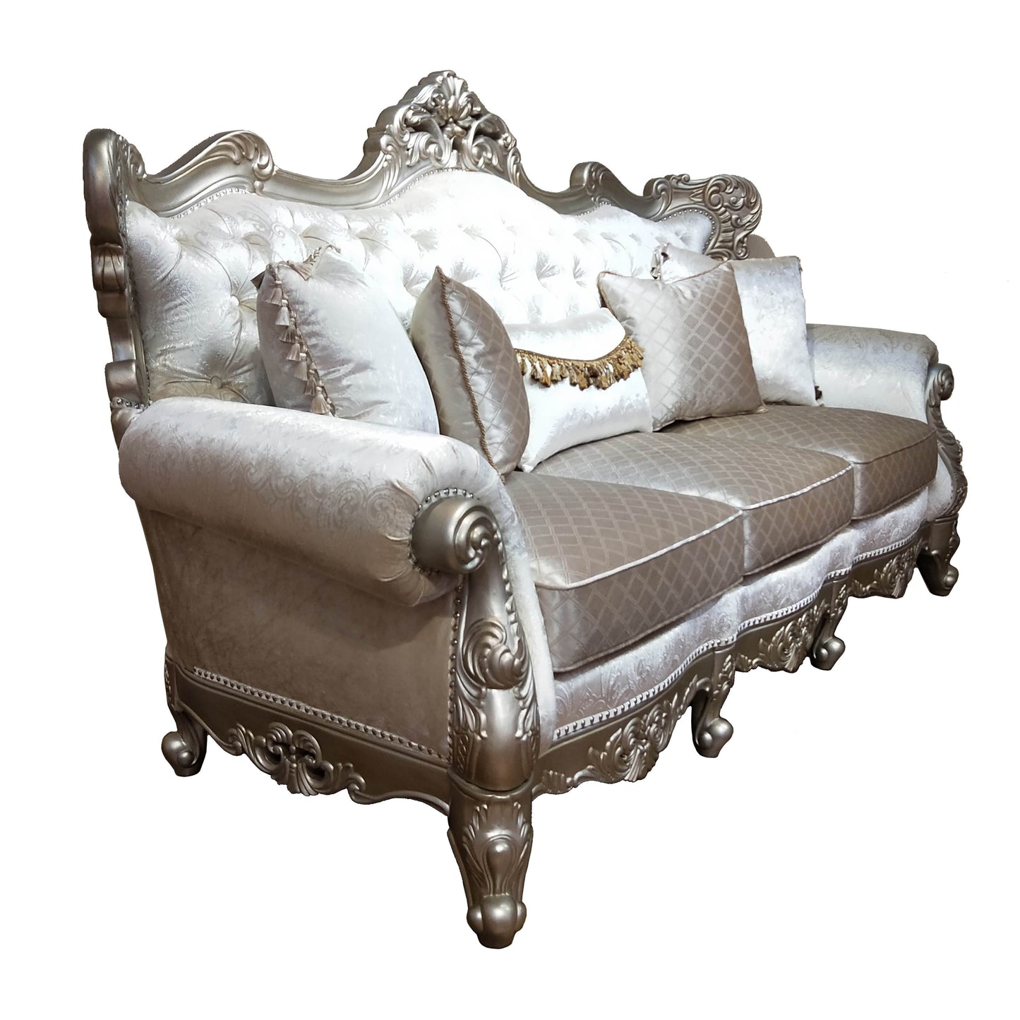 Emily - Sofa - Silver