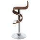 Covina - Adjustable Bar Stool - Walnut