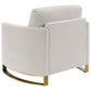 Corliss - Upholstered Arched Arms Chair - Beige