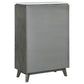 Nathan - 5-Drawer Bedroom Chest - Gray