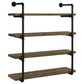 Elmcrest - 4-Shelf Wall Bookshelf