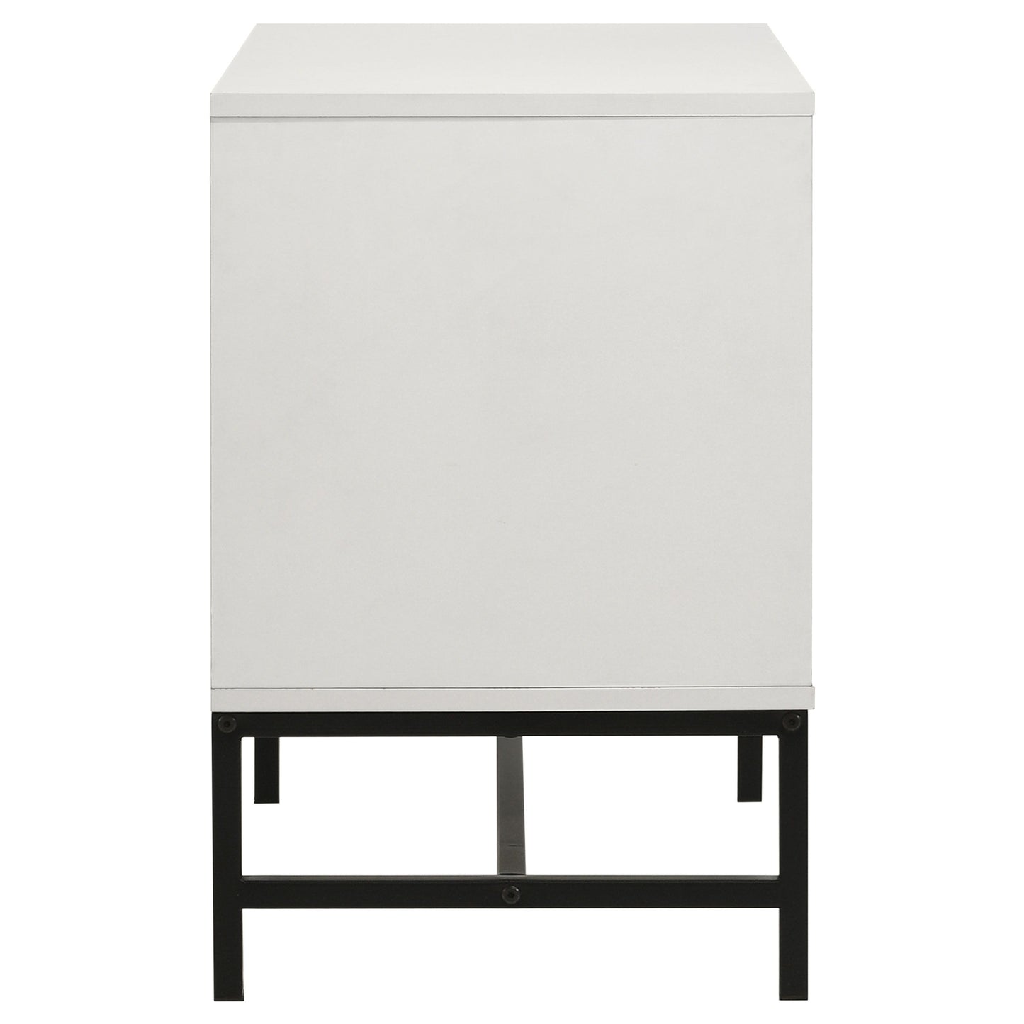 Sonora - 2-Drawer Nightstand Bedside Table - White