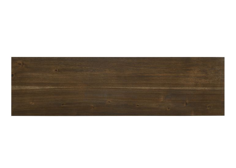 Fedele - Bench - Weathered Oak & Cream Finish