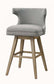Everett - Bar Chair (Set of 2) - Fabric & Oak