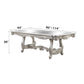 Bently - Dining Table - Champagne Finish - 30"