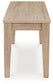 Gleanville - Light Brown - Large Dining Room Bench