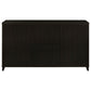 Lewes - 2-Door TV Stand With Adjustable Shelves - Cappuccino