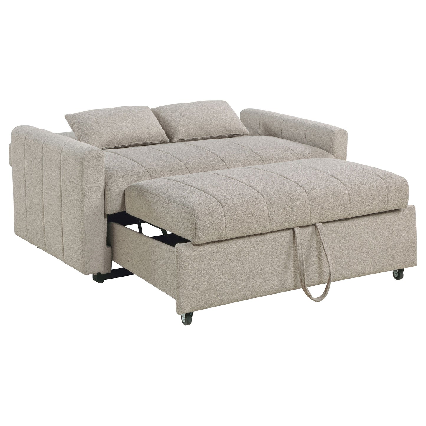 Portland - Boucle Upholstered Sleeper Sofa Bed