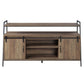 Rashawn TV Stand - Rustic Oak & Black Finish