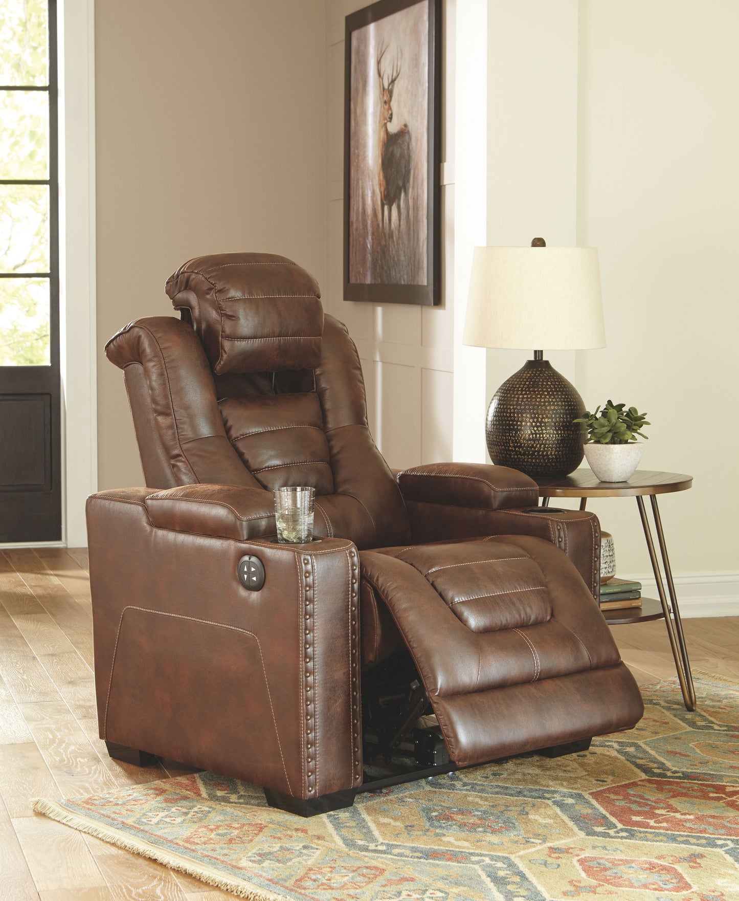 Owner's - Thyme - PWR Recliner/Adj Headrest