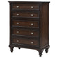 Andover - 5-Drawer Chest Of Drawers - Dark Oak