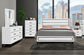 Kate - 5 Piece Full Bedroom Set - White