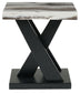 Cendill - Dark Brown / White / Black - Occasional Table Set (Set of 3)