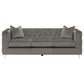 Phoebe - Tufted Tuxedo Arms Sofa - Urban Bronze