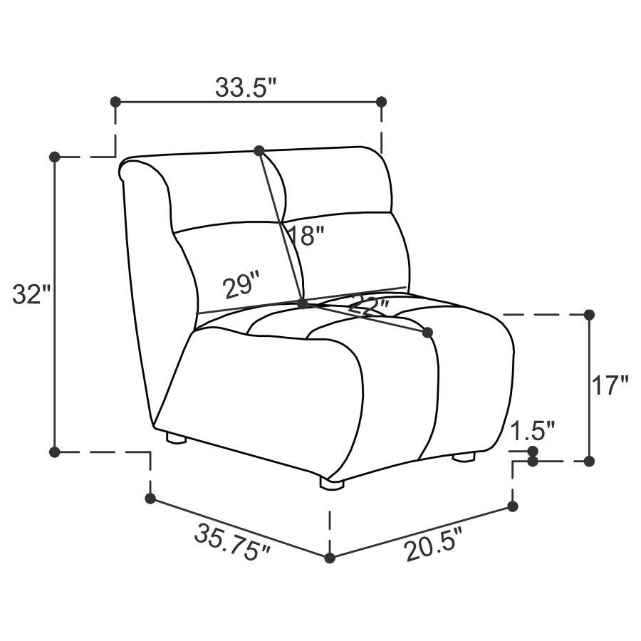 Charlotte - Upholstered Modular Sectional Sofa