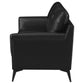 Moira - Upholstered Wedge Arm Tufted Sofa - Black