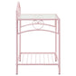 Massi - Metal 1-Shelf Nightstand - Powder Pink