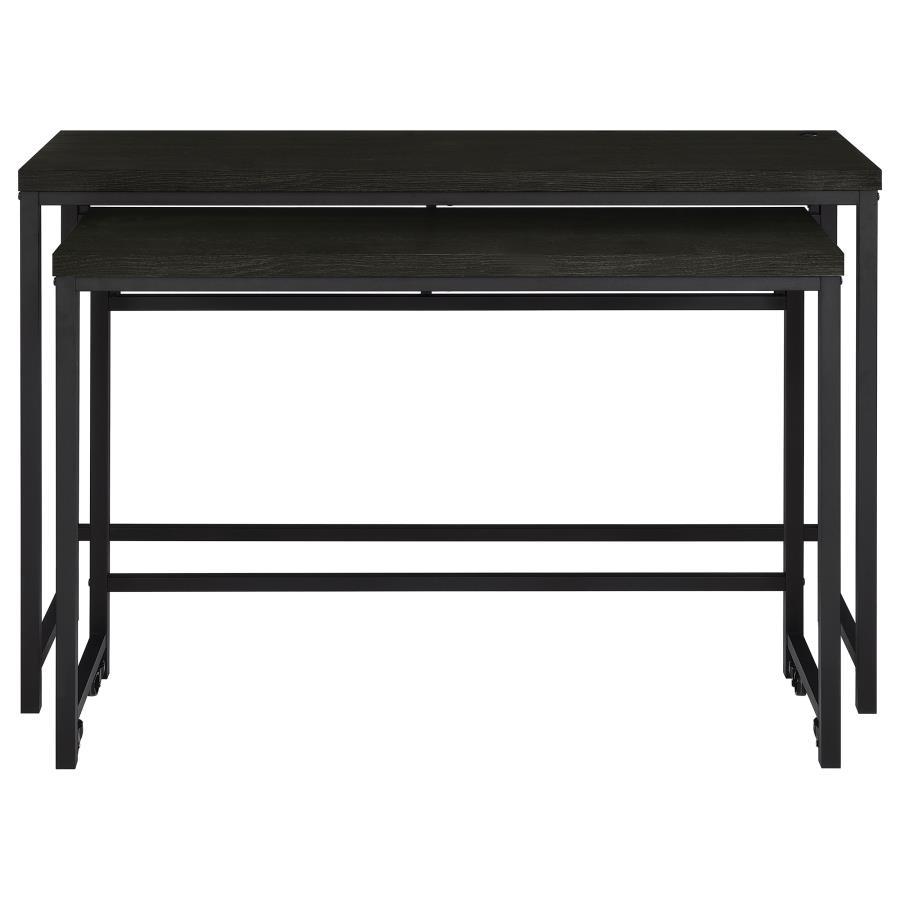 Hawes - 4 Piece Multipurpose Counter Height Table Set - Black