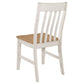 Kirby - Wood Dining Side Chair (Set of 2) - Rustic Off White