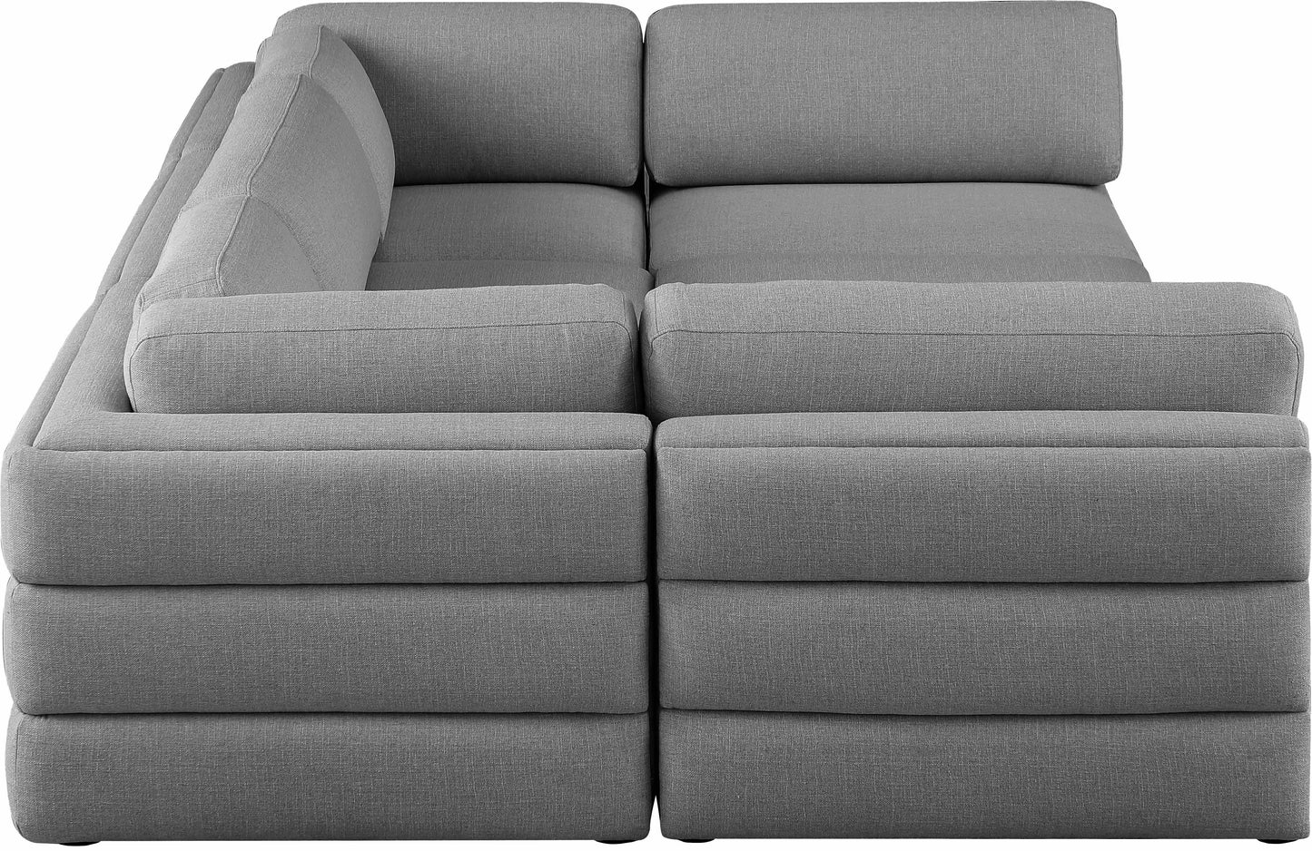 Beckham - Modular Sectional 6 Piece - Gray