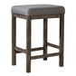 Hayden Way - Upholstered Console Stool - Washed Gray