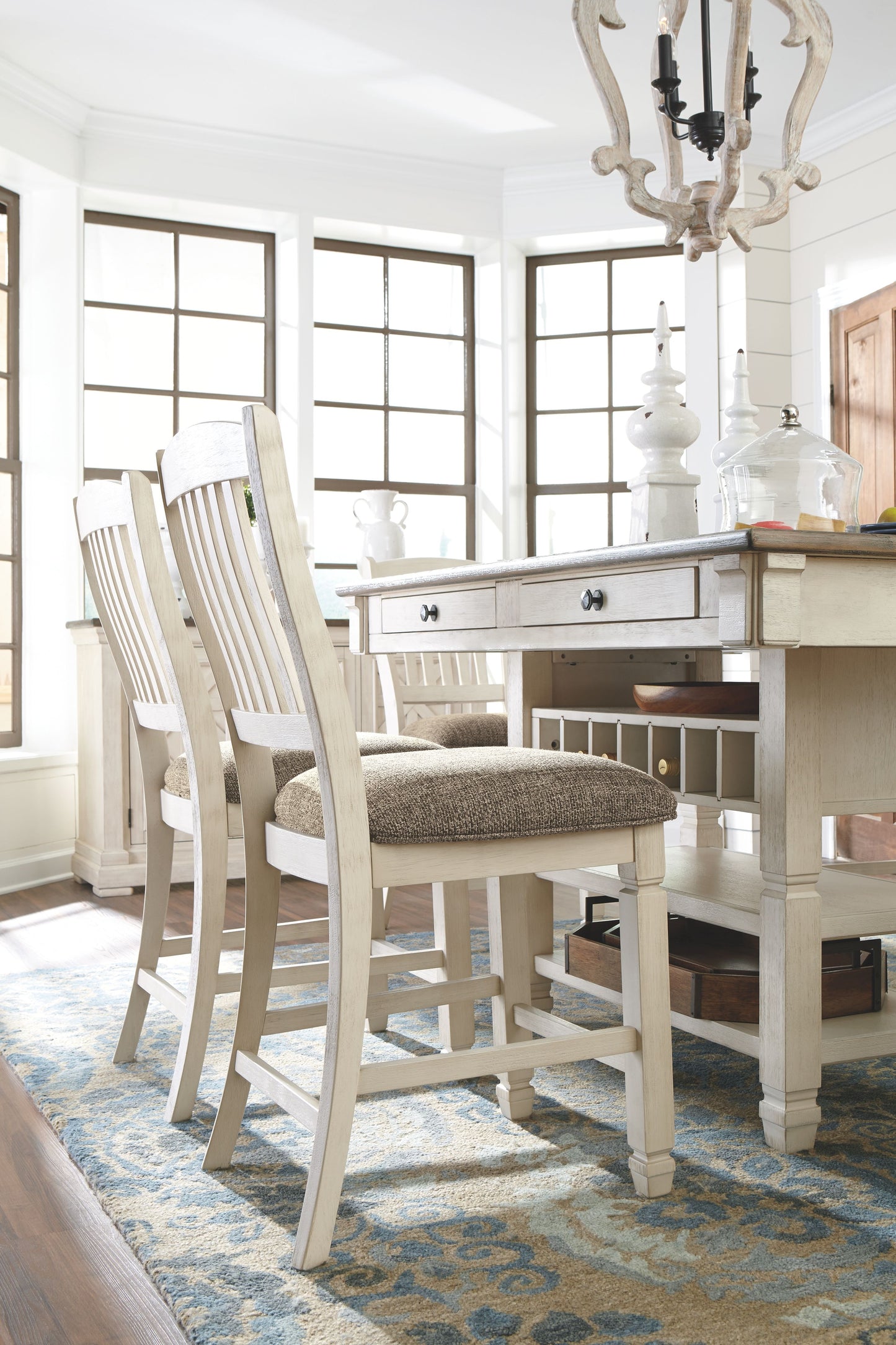 Bolanburg - Beige - Rectangular Dining Room Counter Table