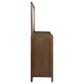 Maderia - 8-Drawer Dresser And Mirror - Walnut