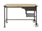 Itzel - Desk - Antique Oak & Sandy Gray