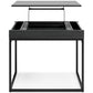 Yarlow - Black - Home Office Lift Top Desk