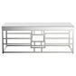 Dafina - Rectangular Mirrored Top Coffee Table - Chrome