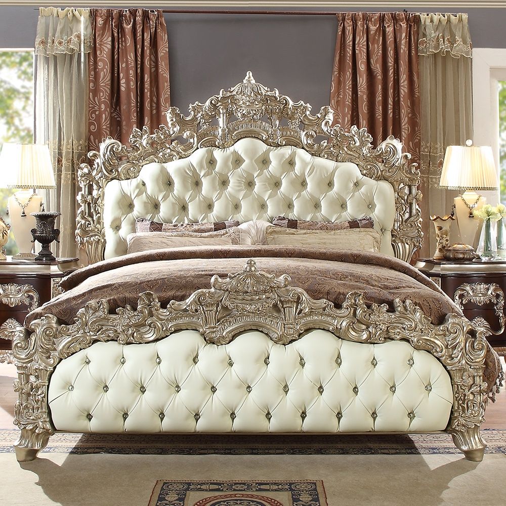 HD-8017 - California King Bed - Silver