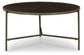 Doraley - Brown / Gray - Round Cocktail Table