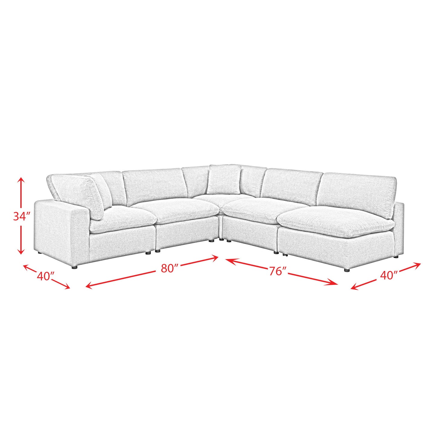 Cloud - Sectional Sofa