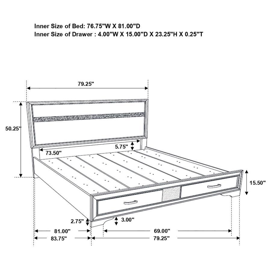 Miranda - Storage Bedroom Set