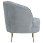 Sophia - Upholstered Channel Tufted Barrel Accent Chair