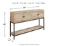 Roanley - Distressed White - Console Sofa Table