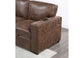 U0203 - Coffee Reversible Pullout Sofa Bed - Dark Brown