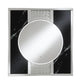 Carter - Square LED Light Wall Mirror - Black