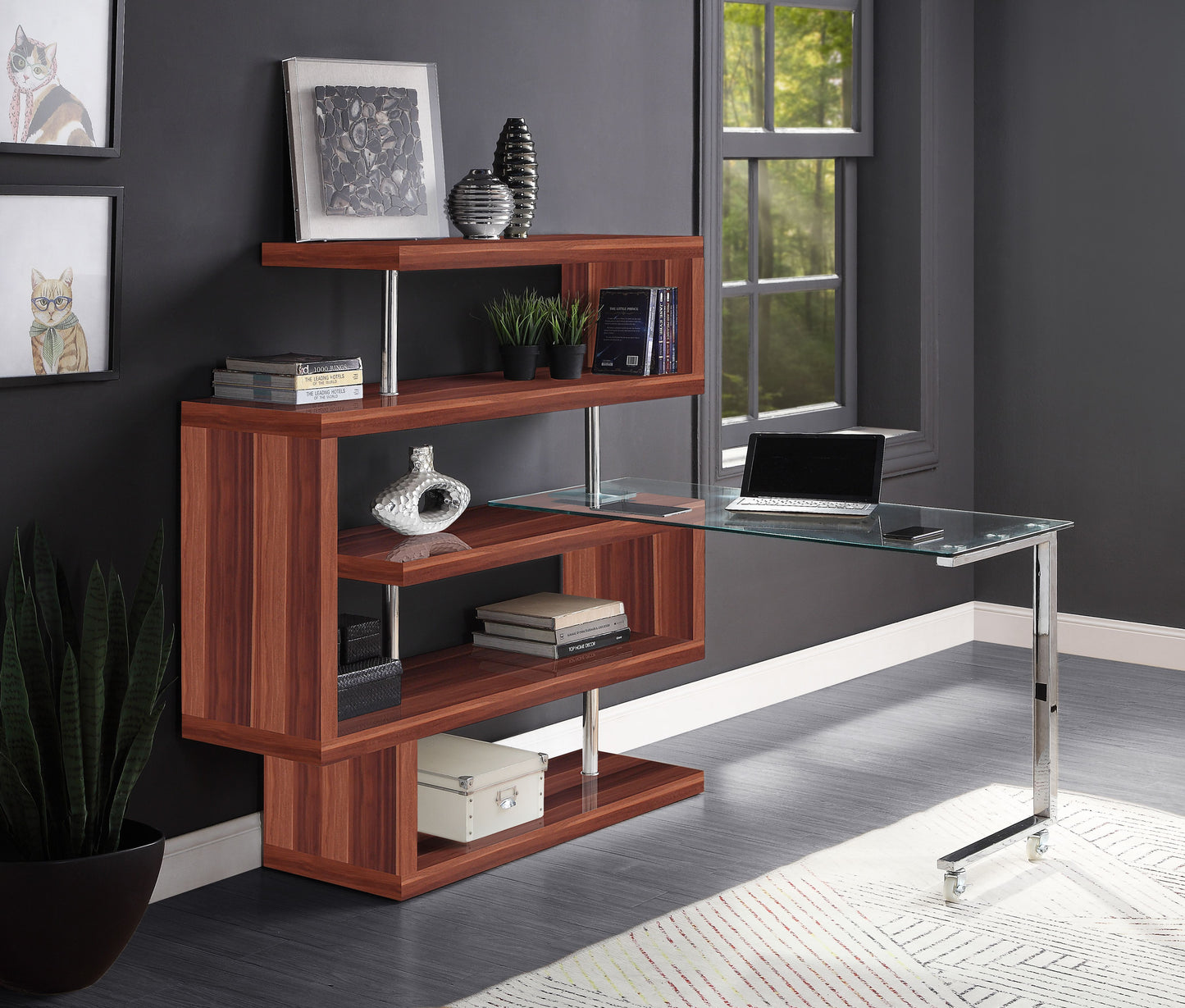 Raceloma - Writing Desk w/Shelf